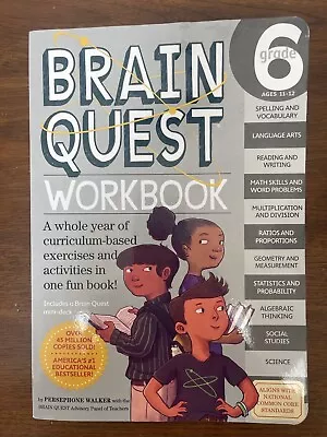 Brain Quest Workbooks Ser.: Brain Quest Workbook: 6th Grade By Persephone Walker • $7.50