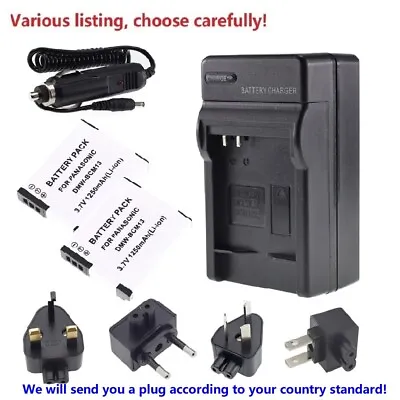 Battery Or Charger For Panasonic Lumix DMC-TZ55DMC-TZ57 DMC-TZ60 DMC-TZ70 Cam • £8.39