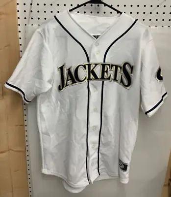 Augusta Green Jackets Throwback MiLB Minor League Baseball Jersey  YOUTH X LARGE • $11.99