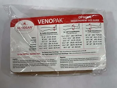 Venosan 30-40 MmHg Open Toe Beige Compression Full Length Thigh Sz XXLarge NEW • $17.85