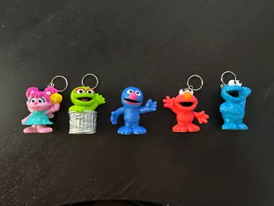 Your Pick - Hasbro Sesame Street Elmo Cookie Monster Grover Abby Oscar Keychain • $7