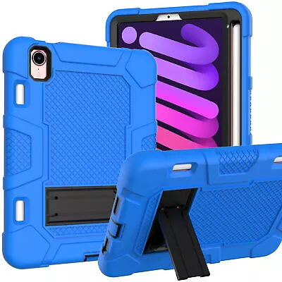 Kids Rubber Shockproof Stand Case For IPad 10.2 9th 8th 9.7 6th Air 5/4 Mini 6/5 • $15.09