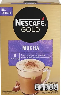 £8.90 • Buy NESCAFE GOLD CAPPUCCINO LATTE MOCHA COFFEE DRINK 8 Sticks X 18gr