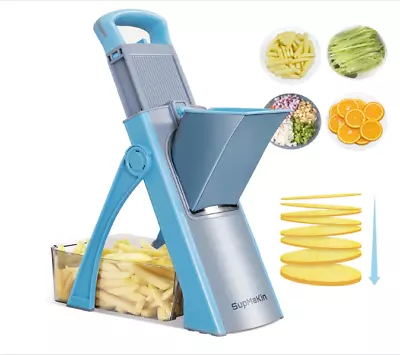 Safe Mandoline Slicer Adjustable Vegetable Chopper Potato Slicer • $88.53