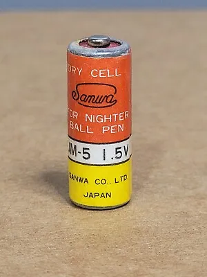 Vintage Sanwa Dry Cell Battery For Nighter Ball Pen UM-5 1.5v Non Working • $15