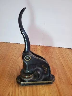 Seal Press Cast Iron SAN FRANCISCO Sunsweet Fruit Vintage Antique • $50