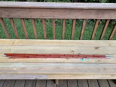 Vintage Bamboo Cane Pole Fishing Rod 3 Piece 12Ft 4.5In NOS! • $24.99