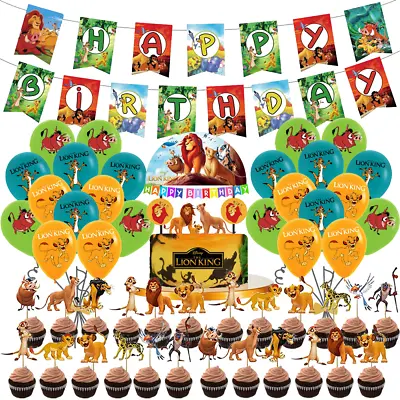  LION KING Cake Plates Banner Table Happy Birthday Party Decoration Theme Idea  • $6.99