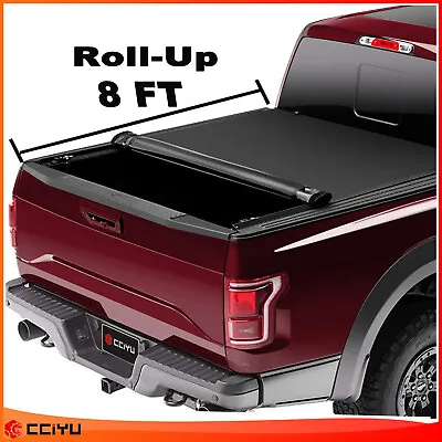 Tonneau Cover Truck Bed 8Ft For 88-07 Silverado Sierra C/K Roll Up • $142.49