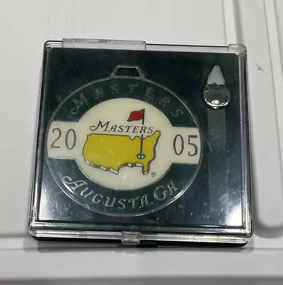 2005 Masters Golf Tournament Bag Tag Tiger Wood Win From Augusta National Unused • $105.83