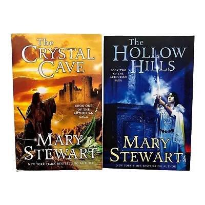 Mary Stewart Classic King Arthur Books Arthurian Saga Crystal Cave Hollow Hills • $12.24