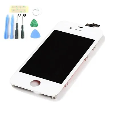 Touchscreen Digitizer LCD Display Assembly For IPhone 4 Model A1332 White +Tools • $9.99