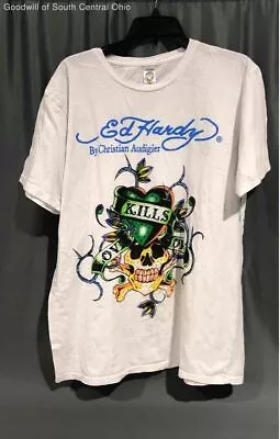 Ed Hardy Love Kills Slowly Women's T-Shirt Size XL • $9.99