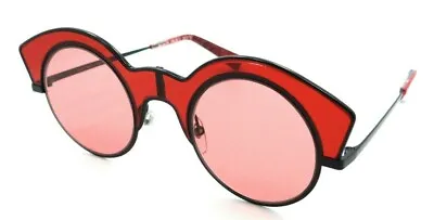 £60.90 • Buy Alain Mikli Sunglasses A04009 005/84 48-26-140 La Nuit Matte Black Red / Pink