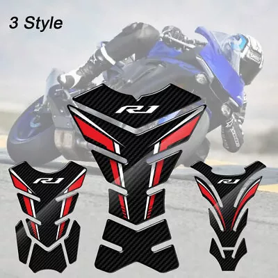 Motorcycle Carbon-look Tank Pad Protector Sticker For Yamaha YZF R1 R1M 3 Style • $20