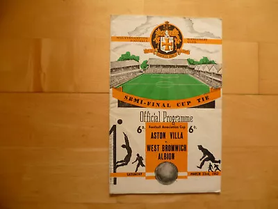 Aston Villa V WBA 1957 FA Cup Semi Final • £2