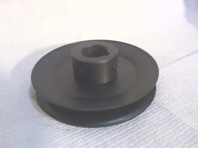 5   5 1/2   6   6 1/2  Steel Pulley W Welded Hub  All Bores 1/2  To 1 1/4  A7 • $23.02