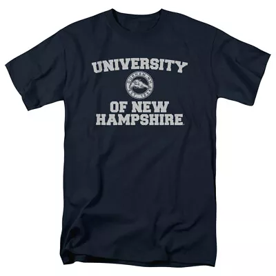 University Of New Hampshire Adult T-Shirt Circle Logo Navy S-5XL • $22.99