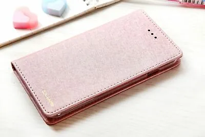 $13.89 • Buy For IPHONE 13 12 11 Pro Max XS 8 7 Wallet SILK Leather Luxury Flip Case Cover