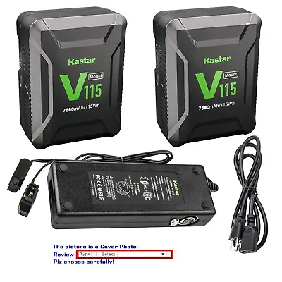 $205.99 • Buy Kastar V-Mount Battery Dtap Charger For Nanlite 300B, ZGCINE ZG-V99 ZG-V160