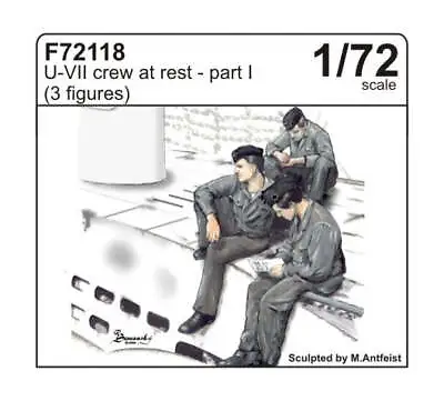 CMK F72118 1:72 Crew At Rest Set 1 For U-Boat Type VIIc (3 Figs.) • £8.73