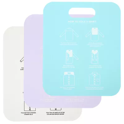 Shirt Folder Board - 3pcs T-Shirt Folding Board Clothing Organizer • £12.99