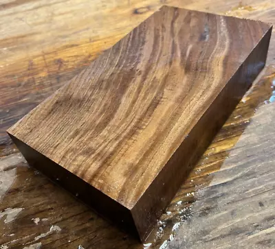CURLY WILD GRAIN Claro Walnut 9.75” KD Lumber Block Carving Forend AAAAA L1 • $29.99