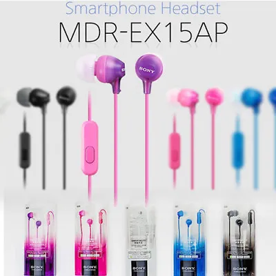 $2200 • Buy Sony MDR-EX15AP In-Ear Headphones Genuine Retail - Free Postage With Tracking