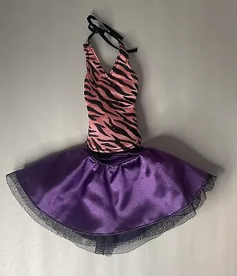 Monster High Clawdeen Wolf Frightfully Tall 17 Inch Halter Top Skirt Outfit Only • $19.95