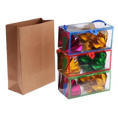 3pcs Flower Boxes Cases Appearing From Empty Paper Bag  Trick Parts • £7.42