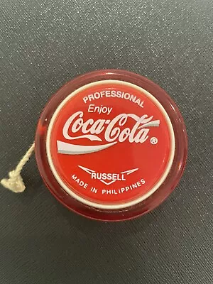 Vintage Coca Cola Russell Professional Yo Yo Yoyo - Made In Philippines • $7.50