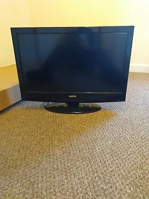 SANYO CE26LD17B 26  720p HD LCD Television Black Good Condition Power No Picture • £20