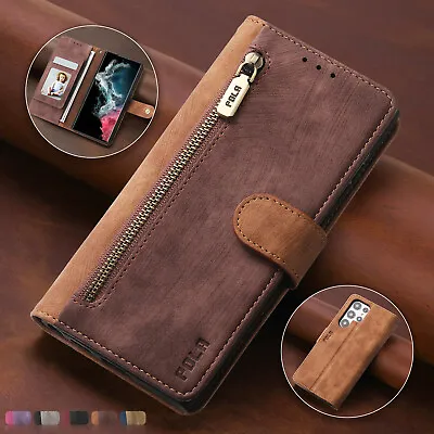$16.64 • Buy Luxury Leather Card Wallet Case For Samsung S22 Ultra S21 S20 Plus S10 S9 Note20