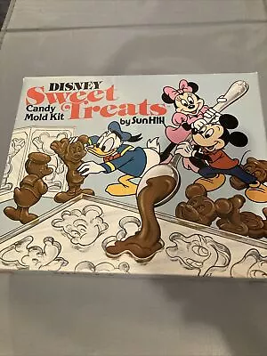 Vintage 1982 Sun Hill Disney Chocolate Candy Mold Kit Mickey Minnie Donald Pluto • $19.99