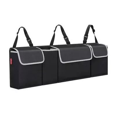 Luckybay Car Trunk Organizer Oxford Accessories Back Seat 4 Pocket Storage Bag • $13.95