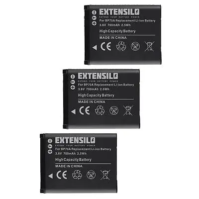 3x Battery 700mAh For Samsung DV180FES65ES70ES71ES73ES74ES75 • £24