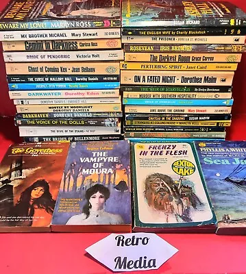 Large Lot 35 Vintage Gothic Romance Mystery Books Dorothy Daniels More VG 1960's • $100