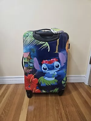 Disney Lilo & Stitch Luah Spinner Suitcase Hard Shell Luggage 24” Travel  • $149.99