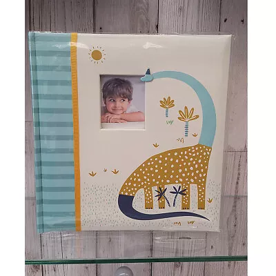 Photograph Album For Baby 200 4x6 Photo`s Slip In With Memo Dinosaur Design  • £15