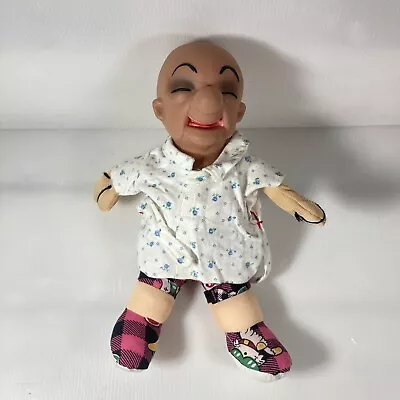 Mr. Magoo Vintage Doll Vinyl Head Plush Body Robe Outfit 12 Inches High • $9.96