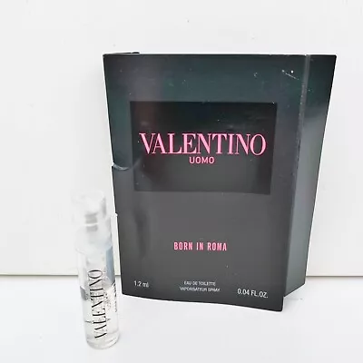 Valentino Uomo Born In Roma Cologne Mini EDT Spray Men Fragrance 1.2ml Brand NEW • $19.95