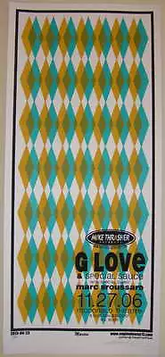 2006 G. Love & Special Sauce - Eugene Silkscreen Concert Poster By Mike Martin • $22.90