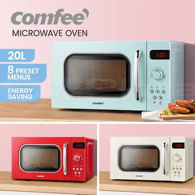 Comfee 20L Microwave Oven 800W Countertop Kitchen 8 Cooking Settings 3 Colours • $125.95