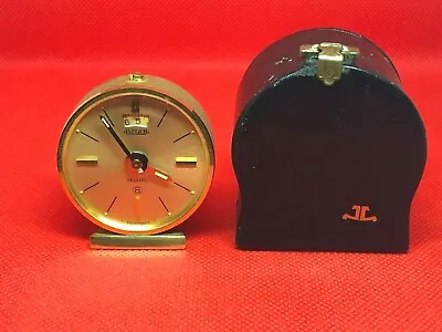 VINTAGE JAEGER LeCOULTRE 8 DAYS ALARM TRAVEL CLOCK #101   • $449.99