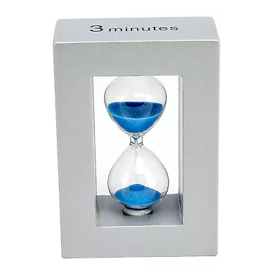 18.6006.14 La Crosse Technology TFA 3-Minute Blue Sand Granules Hourglass • $9.95