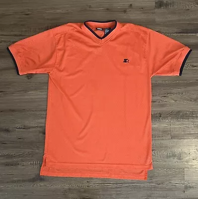 STARTER Men’s Medium Vintage Orange Jersey Shirt  • $25.46