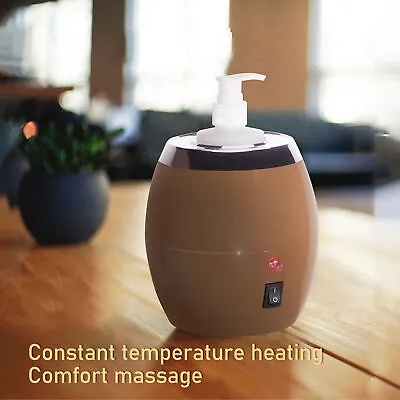 Massage Oil Heater Warmer 300ml 360 Degree Heating Lotion Bottle Warmer BUN • $48.47