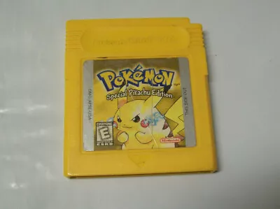 $46.48 • Buy ORIGINAL Pokemon Yellow Version Game AUTHENTIC Game Boy Color 
