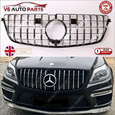 For Mercedes GL-Class X166 GL450 GL320 GL420 Front Bumper Chrome Grille 2013-16 • $186.99