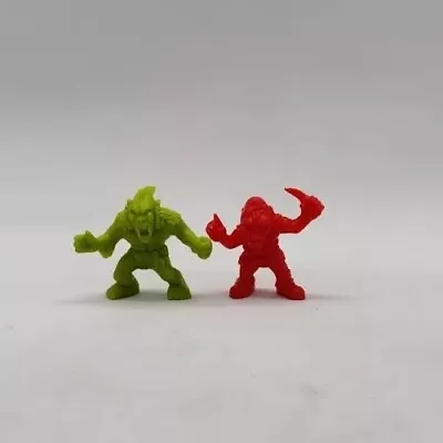 Vintage Monster In My Pocket Toy Lot MIMP 24 Green Wendigo 25 Red Cap 1.5 Inch • $15